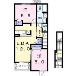 メープルアベニューの物件間取画像